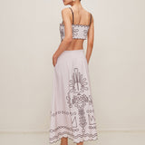 Baskı Cepli Cutout Elbise