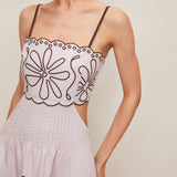 Baskı Cepli Cutout Elbise