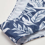 Çiçek Desenli Halter Kesimli Mayo