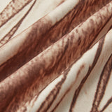 İnce Baskı Streç Straplez Elbise