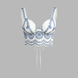 Baskılı Kolsuz Sırt Etek Takım