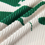 Günlük Baskılı Halter Kolsuz Kısa Elbise