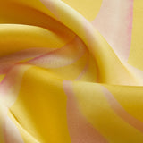 Halter Sırt Dekolteli Baskılı Uzun Elbise