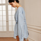 Ekoseli Oversize Tunik Gömlek