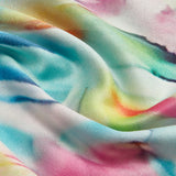 Romantik Baskılı Yırtmaçlı Tüp Elbise