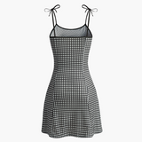 Ekose Biye Ayarlanabilir Askılı Cami Elbise