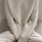 Pamuk Karışımlı Mekanizmalı Örgü Kazak