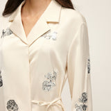 Payet Detaylı Düğümlü Uzun Kollu Set