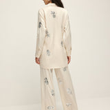 Payet Detaylı Düğümlü Uzun Kollu Set