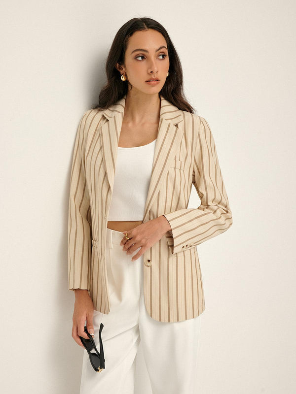 Serene Stripe Blazer