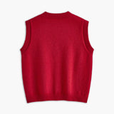 Şık Düğme Detaylı Triko Yelek