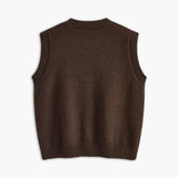 Şık Düğme Detaylı Triko Yelek