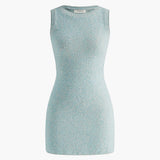 Kruvaze Yaka Dar Örgü Süveter Elbise