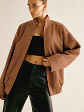 Sculpted Comfort Bomber Ceket