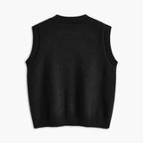 Şık Düğme Detaylı Triko Yelek