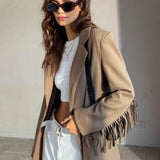 Desert Breeze Püsküllü Blazer Ceket