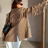 Desert Breeze Püsküllü Blazer Ceket