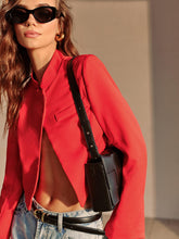 Dynamic Flame Crop Blazer