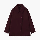 Oversize Bej Kaşe Kaban