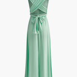 Şık Çapraz Sırt Kemerli Plise Elbise