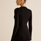 Parlak Halkalı Nervürlü İnce Hırka