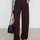 Beltiz Yüksek Bel Fırfırlı Pantolon