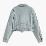 Açık Mavi Oversize Denim Ceket