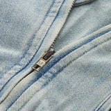 Açık Mavi Oversize Denim Ceket