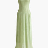 Plise Fermuarlı Boru Elbise