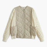 Quilted Harmony Knit Ceket