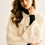 Ethereal Bloom Cape Ceket