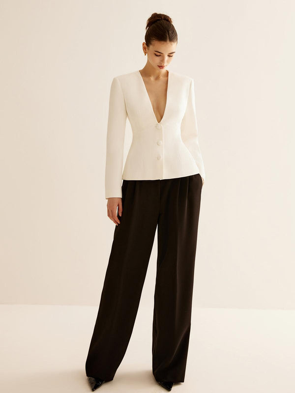 Pearl Elegance Blazer Ceket