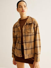 Rustic Plaid Overshirt Ceket