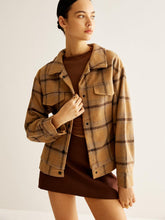 Rustic Plaid Overshirt Ceket