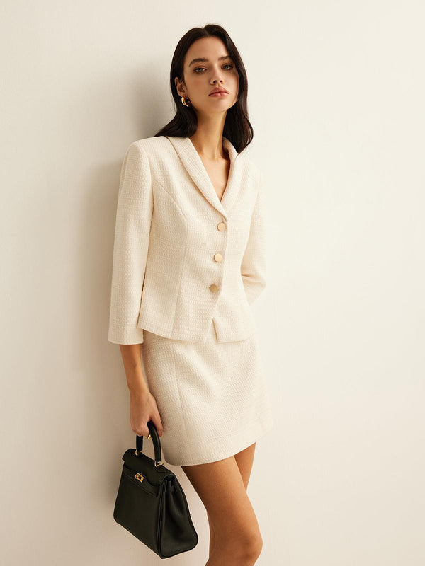 Pearl Elegance Blazer Takım