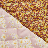 Renkli Baskılı Düğmeli Kış Ceketı