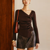 Asimetrik Pileli İnce Kazak