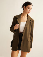 Earth Tone Blazer Ceket