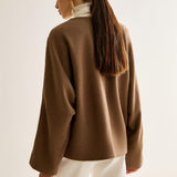 Mocha Essence Wool Ceket