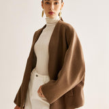 Mocha Essence Wool Ceket