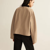 Minimalist Oversize Düz Blazer Ceket