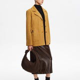 Amber Glow Blazer Ceket