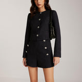 Midnight Elegance Tweed Takım