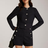 Midnight Elegance Tweed Takım