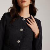 Midnight Elegance Tweed Takım