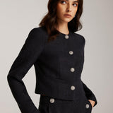 Midnight Elegance Tweed Takım