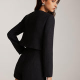 Midnight Elegance Tweed Takım