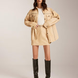 Studded Elegance Ceket ve Etek Takımı