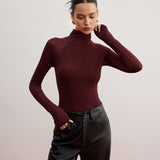 Şeffaf Kollu Skinny Kazak