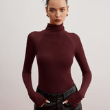 Şeffaf Kollu Skinny Kazak